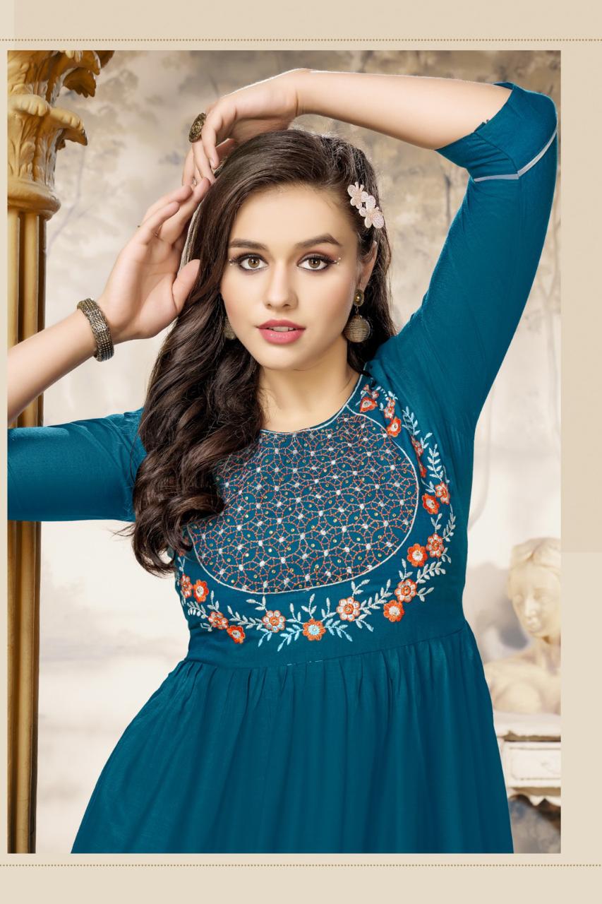 Samiksha By Hirwa Designer Kurti Catalog 